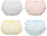 Alvivi Infant Toddler Baby Girls Cotton Bloomer Shorts Loose Nappy Cover Harem Pants Underwear