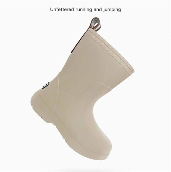 Size 5 Snow Boots Boys Baby Kids Easy On Antiskid Rain Shoes Boots For Toddler Little Kid Short Rain Boots Lightweight Rainy Day Shoes Toddler Short Rain Boots Boys - Image 2