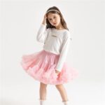 Alunsito Infant Baby Girl's Fluffy Tutu Skirt Toddler Tulle Birthday Party Tiered Princess Tutu Pettiskirt - Image 6