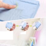 Coo11 Baby Bath Seat Support Pad, Adjustable Net for Bathtub, Non-Slip Universal Bath Seat Cushion Baby Accessories, Safety Four-Pointed Buckle Floating Bathing for Newborn (Blue) - Image 3