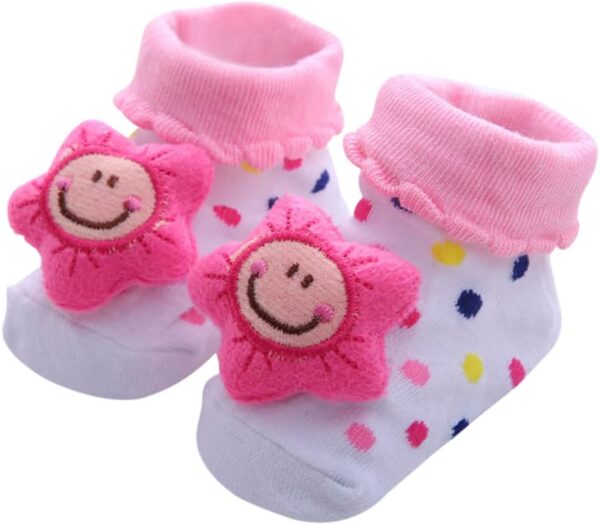 Baby Socks with Grips for Newborns and Toddlers, Non-Slip Toddler Socks, Infant, Boys and Girls, Soft Cotton Baby Socks 0-3,3-6, 6-12, 12-18 Months, Toddler Slipper Socks - Image 5