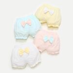 JEATHA 4-Pack Toddler Girls Cotton Bloomers Briefs Short Panties Infant Cute Ruffle Breathable Underwear - Image 2