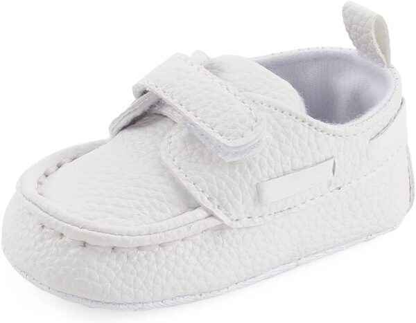 MASOCIO Baby Boys Moccasin Shoes Infant First Walking Soft Sole Casual Flats Shoes - Image 6