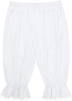 Kids Baby Girls Edwardian Victorian Pantaloons Lace Trim Bloomer Fancy Dress Pumpkin Pants Underpant - Image 4