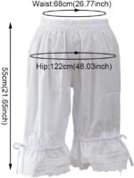 Women Bloomer Victorian Steampunk Bloomers for Girls Lolita Ruffled Lace Pumpkin Short Pantaloons Underdress - Image 5