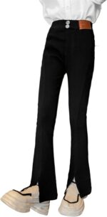 CHENSIYU Kids Boys Girls Toddler Girl's Leggings Toddler Black Trousers Kids Lightweight Bloomer Joggers Baby Black Leggings Unisex Baby Clothes - Image 3