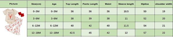Newborn Baby Girl Clothes Set Mommy's Little Lobster Romper Crawfish Flare Pant Bell Bottom Headband Set 3 Piece Summer Outfit - Image 7