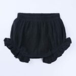 ZFTTZYMX Baby Girls Ruffle Bloomer Shorts Toddler Cute Cotton Linen Panty Diaper Covers - Image 3