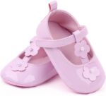 Size 8 Toddler Girl Shoes Infant Girls Baby Newborn Sneakers Cute Flower Design Walking Shoes Flat Dress Shoes Boys Sneakers Size 4 - Image 4