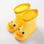 SRTUMEY Wellies for Kids Boys Girls Clearance Duck Character Rain Shoes Children's Rain Shoes Boys and Girls Water Shoes Baby Rain Boots Water Boots - Image 2