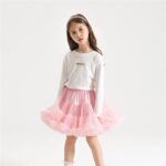 Alunsito Infant Baby Girl's Fluffy Tutu Skirt Toddler Tulle Birthday Party Tiered Princess Tutu Pettiskirt - Image 7
