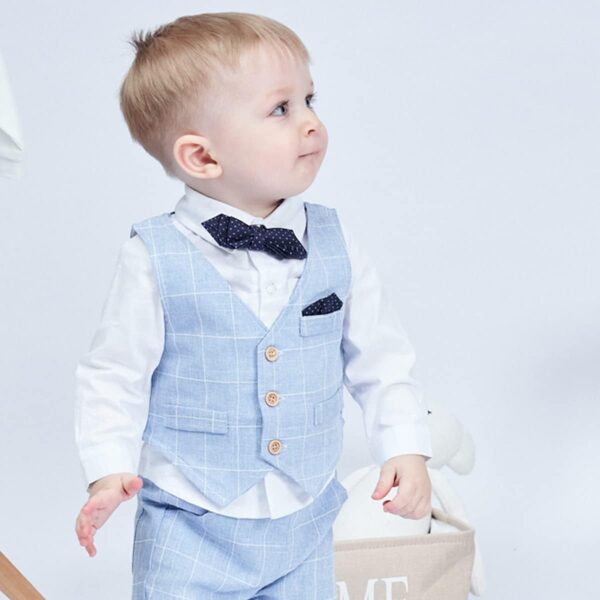 famuka Baby Boys Gentleman Suits Kids Tuxedo Clothing Set - Image 5