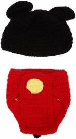 Newborn Photography Props Baby Hat Girls Boys Cap Crochet Knit Costume Outfits Newborn Fotografia Clothes Baby Accessories-carrot - Image 3