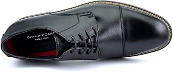 Bruno Marc Mens Oxfords Shoes, Men's Lace-ups Formal Dress Derby, Leather Shoes for Men in Smart Cacual Shoes for Walking, Parade, Brogues, Suit, Wedding - Image 4