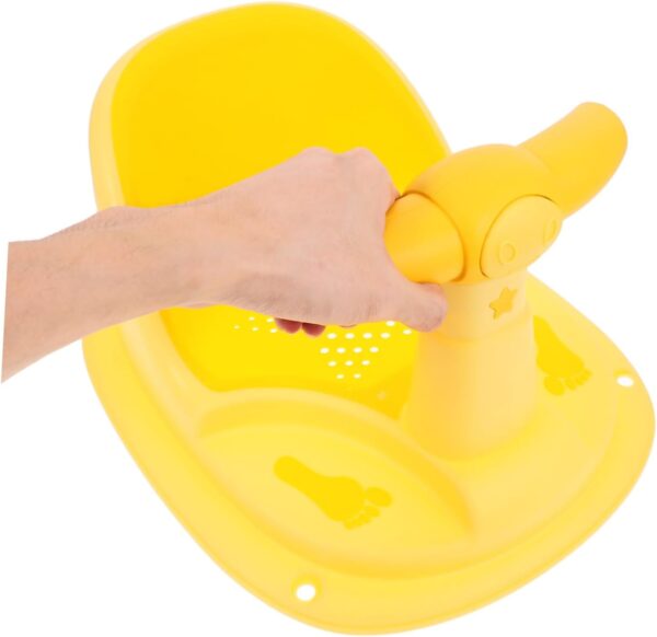 GARVALON Baby Bath Seat Secure Sturdy Bathing Chair Toddler Shower Seat for Bathing - Image 4