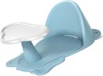 TOBBOMEY Child Bath Seat Baby Tub Chair Strong Suction Cups Comfortable Bathing Great Baby Shower Birthday Green