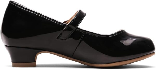 DREAM PAIRS Girls Mary Jane Low Heel Princess Flower Wedding Party Pump Dress Shoes - Image 2