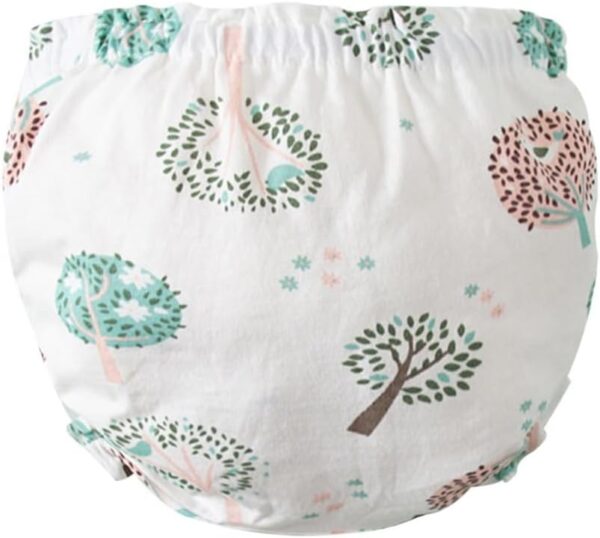 Mifeiwukawa 3 Pack Baby Girls' Toddler Bloomers Diaper Covers Briefs Underwear Set with Bow Ruffle for Infant Kids Girls 6-36 Months - Image 2