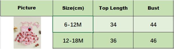 BeliBacca First Birthday Outfits for Baby Girls One Year Old Summer Romper Dress Strawberry Letter Embroidery Smocking Tulle Dress Bodysuit with Bow - Image 7