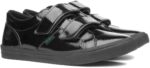 Kickers Kody Girls Black Leather School Shoe - Image 7