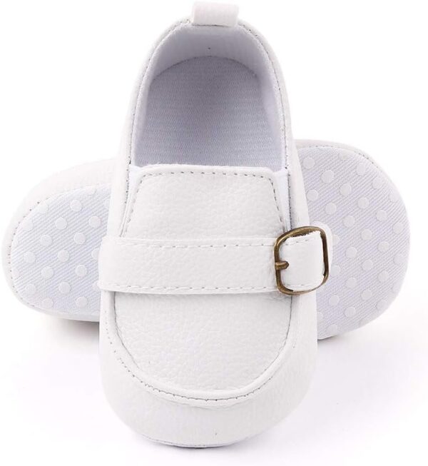 MASOCIO Baby Boys Moccasin Shoes Infant First Walking Soft Sole Anti-Slip Casual Flats Crib Shoes - Image 5