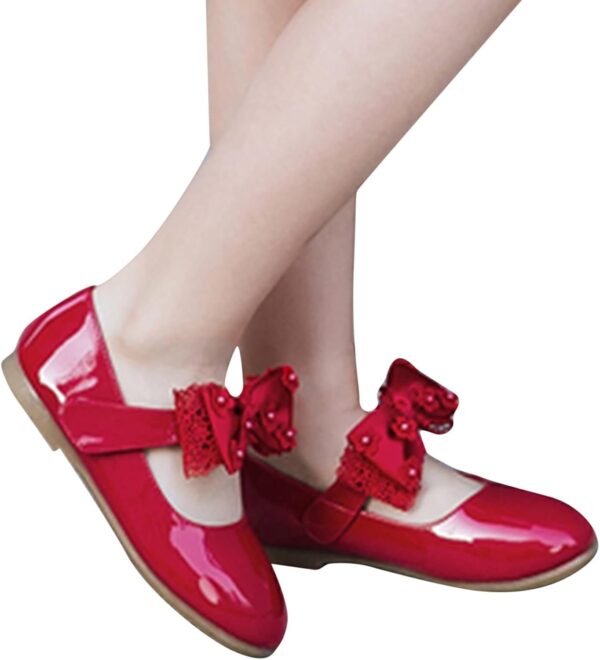 Size 4 Toddler Girl Sandals Children Shoes Flat Shoes Crystal Shoes With Sequins Bowknot Girls Dancing Shoes Shoes Kids 10 Baby Girl Shoes 6-12 Months Sandals for Girls Size 12 - Image 7