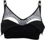 Maya Lux Comfort Bra - Pregnancy, Breastfeeding Bra with Reminder Clasp - Seamless Design - with Original BabyFocus Print - Use with Foam Pads or Breast Pads - Image 3