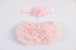 17 colors 2pcs Newborn Girls Chiffon Bloomer & Headband Set Newborn Photo Prop Baby Girl Cake Smash Outfit - Image 5
