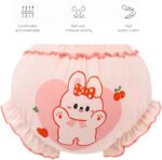 4Pcs Toddler Underwear, Infant Baby Girl Cute Bloomer Knickers, Cotton Comfortable Bloomer, Soft Breathable Shorts Panties Underwear Diaper Covers - Image 2