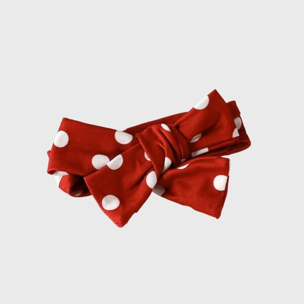 Similotey Infant Baby Girl Outfit Set Cute Bear Print Long Sleeve Tops and Polka Dot Print Bow Pants 3Pcs Clothes Set - Image 4