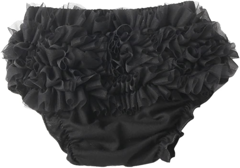 51YJTC26G3L._AC_SL1066_.jpg HDLEXD Toddler Infant Baby Girls Lace Ruffle Bloomers Elastic Cotton Tutu Briefs Panties Bottom Shorts - Image 1