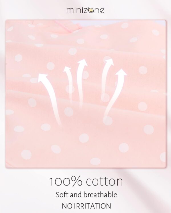 Baby Girls Pyjama Summer, Short Sleeve Romper Cotton Bodysuit 0-3 Months - Image 2