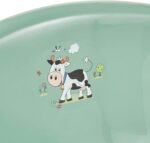 keeeper Funny Farm Ergonomic Baby Bath with Plug, For Babies From 0 to Approx. 12 Months, 84 cm, Maria, Nordic Green - Image 6