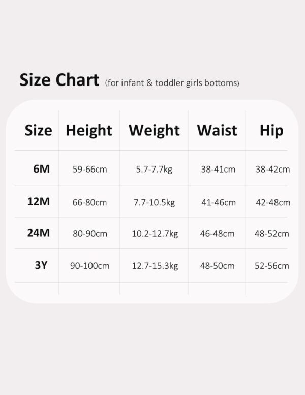 Bloomers Baby Frilly Knickkers Diaper Cover for Baby Girls 6 Months - 3 Years - Image 9