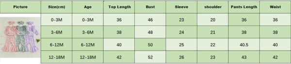 Himllauen Baby Girls Flower Print Outfit Baby Girls 3Pcs Long Sleeve Crew Neck Romper + Flared + Headband Sets for Baby Fall Winter - Image 8