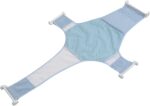 Coo11 Baby Bath Seat Support Pad, Adjustable Net for Bathtub, Non-Slip Universal Bath Seat Cushion Baby Accessories, Safety Four-Pointed Buckle Floating Bathing for Newborn (Blue) - Image 7