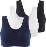 COLOMI Maternity Nursing Bra Wireless Cotton Breastfeeding Bra for Sleep - Image 2