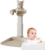 Baby Bath Stand, Baby Bath Support Anti-Slip Base Standing up, Portable Bath Helper Bathing Seat Chair Handle Sturdy for Bathroom Mother - Image 9