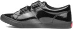 Kickers Kody Girls Black Leather School Shoe - Image 4