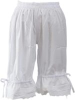 Women Bloomer Victorian Steampunk Bloomers for Girls Lolita Ruffled Lace Pumpkin Short Pantaloons Underdress