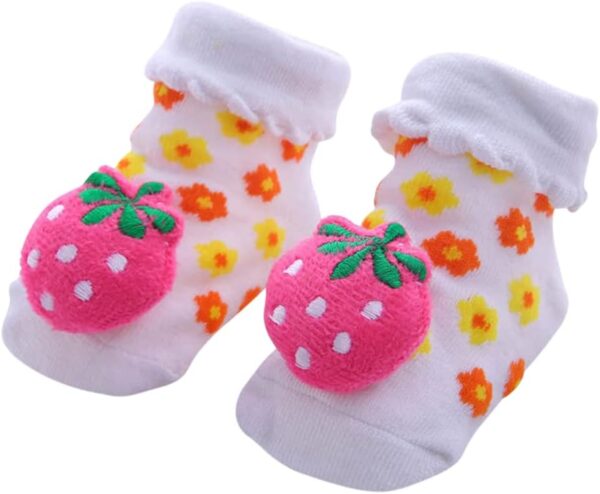 Baby Socks with Grips for Newborns and Toddlers, Non-Slip Toddler Socks, Infant, Boys and Girls, Soft Cotton Baby Socks 0-3,3-6, 6-12, 12-18 Months, Toddler Slipper Socks - Image 3