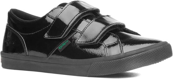 Kickers Kody Girls Black Leather School Shoe - Image 8