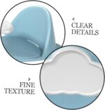 TOBBOMEY Child Bath Seat Baby Tub Chair Strong Suction Cups Comfortable Bathing Great Baby Shower Birthday Green - Image 5