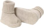 LAWKUL Baby Booties Newborn Babe First Walkers Non-Slip Stay On Boots Crib Shoes Sock Warm Knit Booties for Infant
