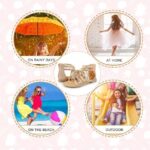 FUPPIA Girls Sandals Princess Open Toe Strappy Sandals Zipper Gladiator Flats Sandals Summer Flat Shoes - Image 6