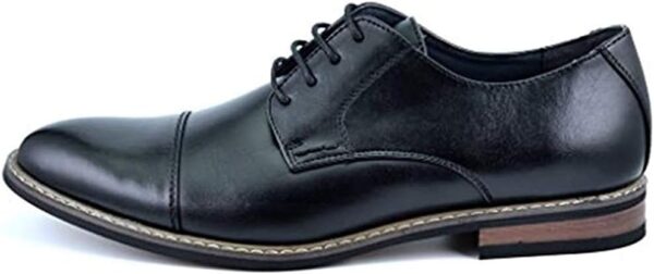 Bruno Marc Mens Oxfords Shoes, Men's Lace-ups Formal Dress Derby, Leather Shoes for Men in Smart Cacual Shoes for Walking, Parade, Brogues, Suit, Wedding - Image 2