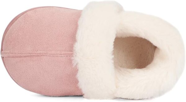 LACOFIA Kids Boys Girls Winter Slippers Children Memory Foam Slipper Warm Fleece Anti-Slip Home Shoes - Image 4