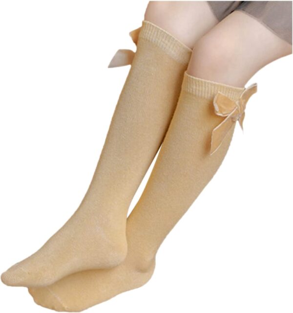 IQYU Soft Sole Baby Shoes Non-Slip Socks Shoes Warm Winter Socks Baby Shoes 0-9 Months Baby Shoes 6-12 Months Christening Shoes Boys Winter Baby Shoes Girls, beige, 3-18 Months - Image 4