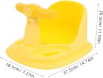 GARVALON Baby Bath Seat Secure Sturdy Bathing Chair Toddler Shower Seat for Bathing - Image 2