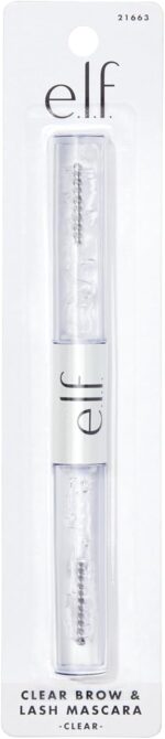 e.l.f. Clear Brow & Lash Mascara, Glossy, Shiny, Lightweight, Easy To Use, Conditions Hairs, Gives Brows Soft Flexible Hold, Compact, All-Day Wear 2.5ml, crystal (clear) - Image 5